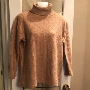 Laura Ashley Camel Wool Blend Sweater